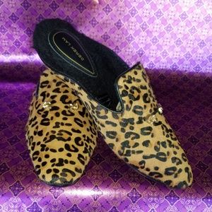 Derek Lam Leopard Slippers! Size L- 9/10